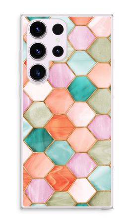 Hexagons in stained glass