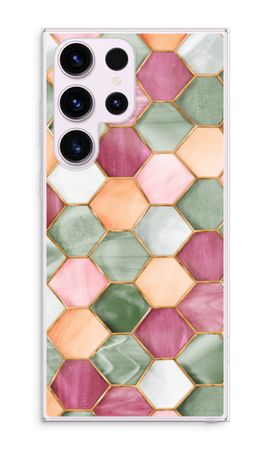 Hexagons in stained glass