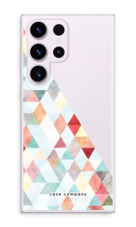 Coloured triangles pastel