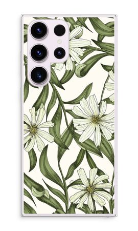 White flower pattern