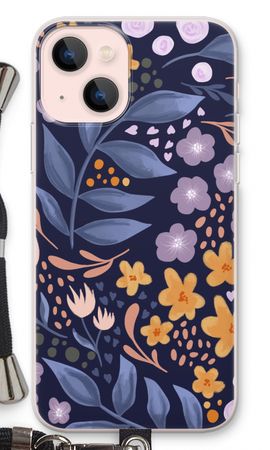 Flowers with blue leaves