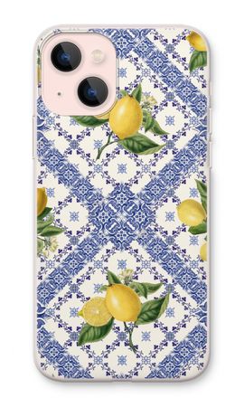 Blue tiles and lemons