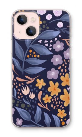 Flowers with blue leaves