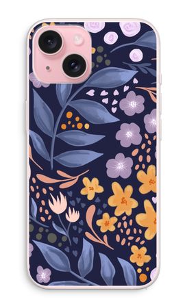 Flowers with blue leaves