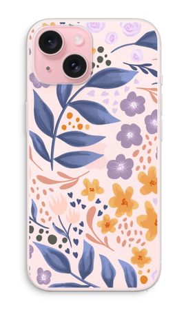 Flowers with blue leaves