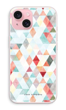 Coloured triangles pastel