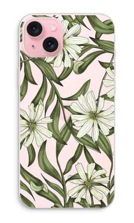 White flower pattern