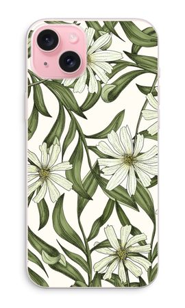 White flower pattern