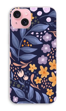 Flowers with blue leaves