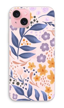 Flowers with blue leaves