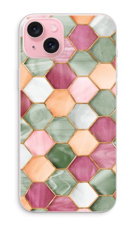 Hexagons in stained glass