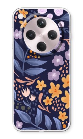 Flowers with blue leaves