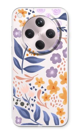 Flowers with blue leaves