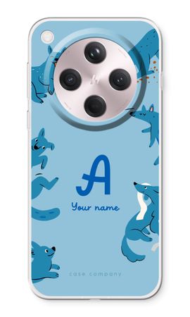 Playful Dogs Monogram