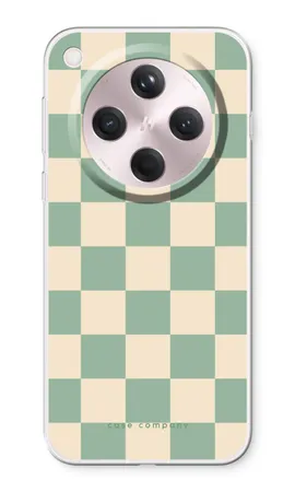 Checkered Mint, Oppo Find X8 weiche Hülle