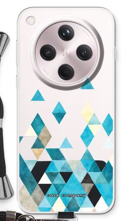 Coloured triangles blue