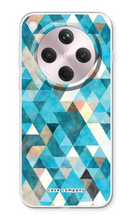 Coloured triangles blue