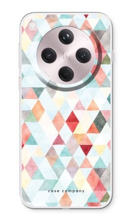 Coloured triangles pastel