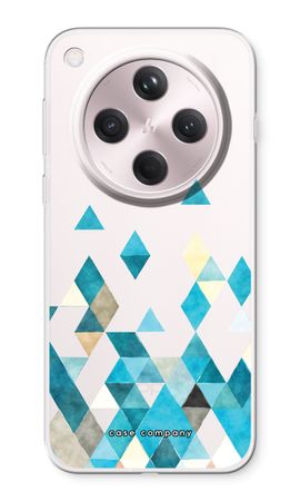 Coloured triangles blue