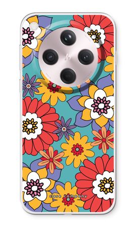 Retro Flowers - Blue