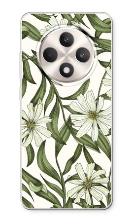 White flower pattern