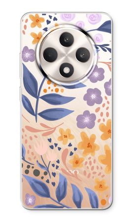 Flowers with blue leaves