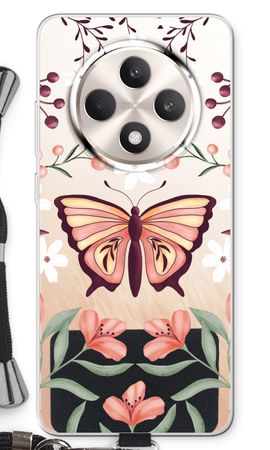 Vlinder in een bloemenwereld