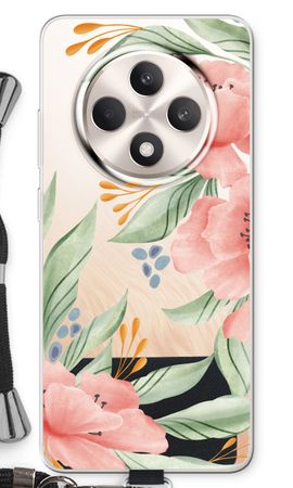 Zachtroze bloemen