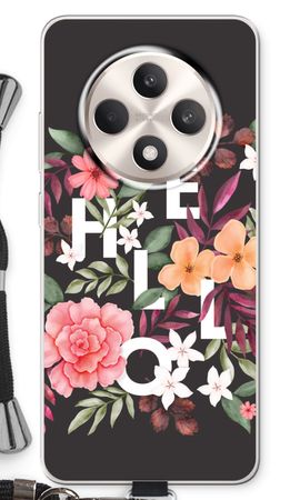 Hello in flowers