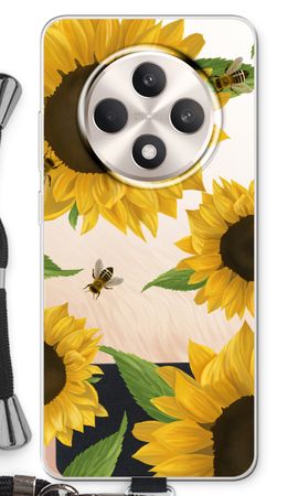 Sunflower and bees