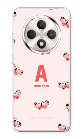 Rosy Butterflies Monogram