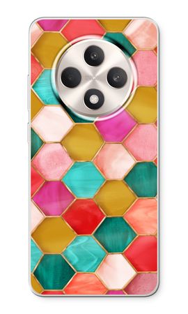 Hexagons in stained glass