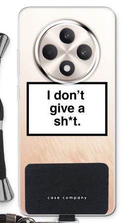 Don't give a shit