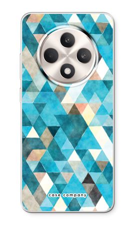 Coloured triangles blue