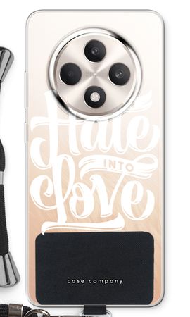 Turn hate into love