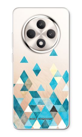 Coloured triangles blue