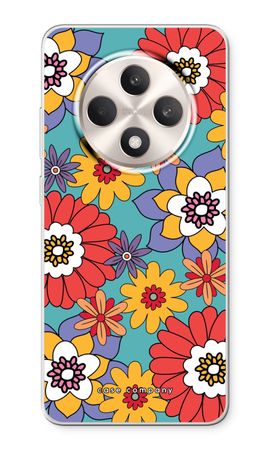 Retro Flowers - Blue