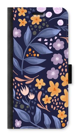 Flowers with blue leaves