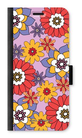 Retro Flowers - Purple