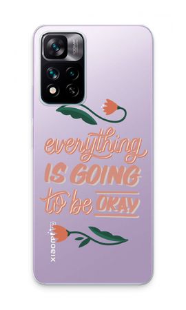 Optimistic flower girl