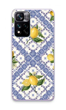 Blue tiles and lemons