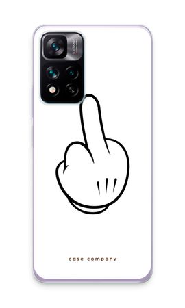 Middle finger white