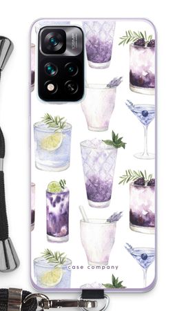 Violet cocktails