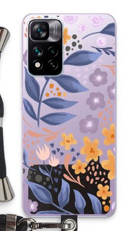 Flowers with blue leaves