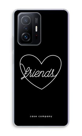 Friends heart black