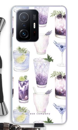 Violet cocktails