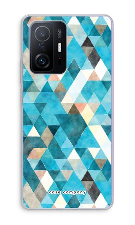 Coloured triangles blue