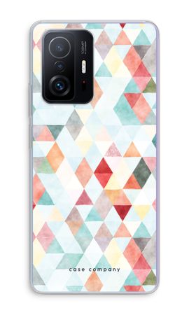 Coloured triangles pastel