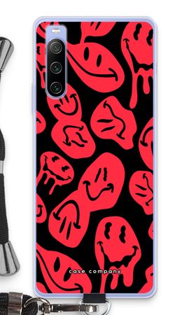 Smeltende Smiley - Rood