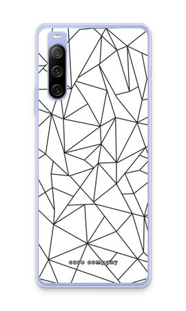 Schwarze geometrische Linien